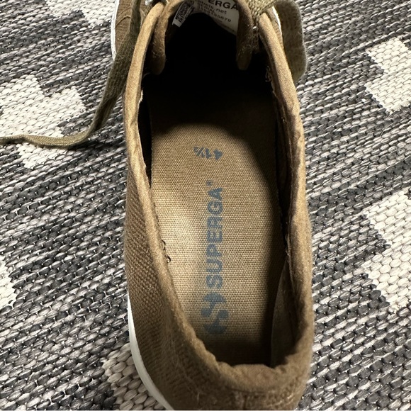 Superga Unisex 2790 Acotw Military Green Platform Sneaker Size 10 - Picture 6 of 6